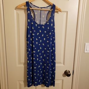 2/$15 Joe Fresh Racerback Nightgown Pineapple Print Size Large